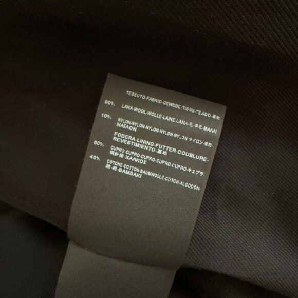 SAINT LAURENT Double-breasted peacoat in wool - Picture 6 of 7